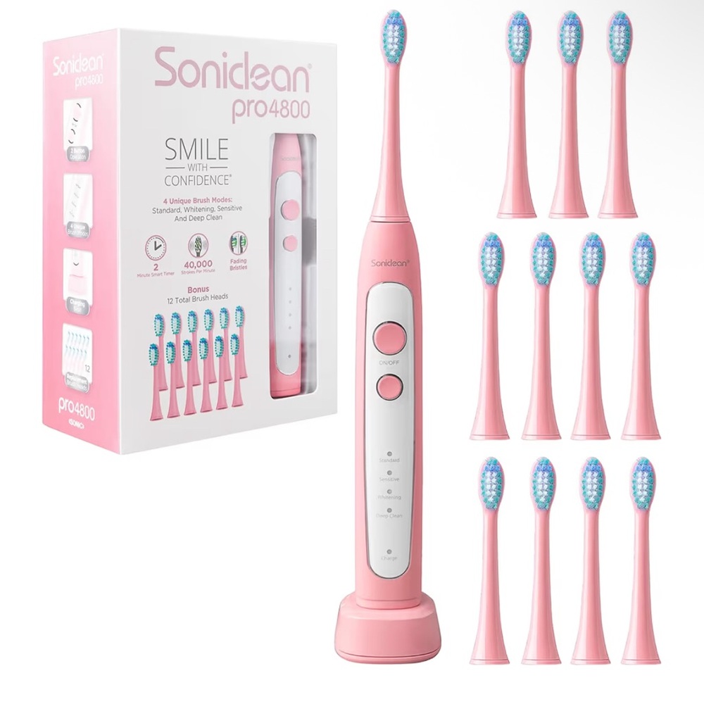 Soniclean Pro4800 Pink Electric Toothbrush – NWT - Picture 6 of 6